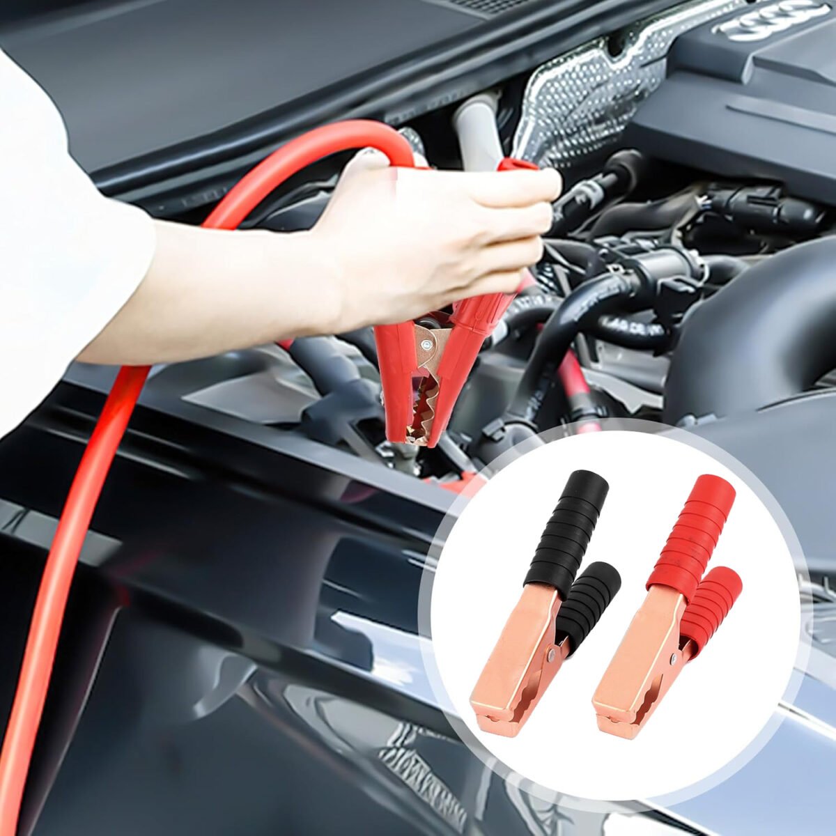 5000 Amp High Voltage Car Battery Cable, 3 Meters Long, with Strong Insulation for Cable Clip - Image 5