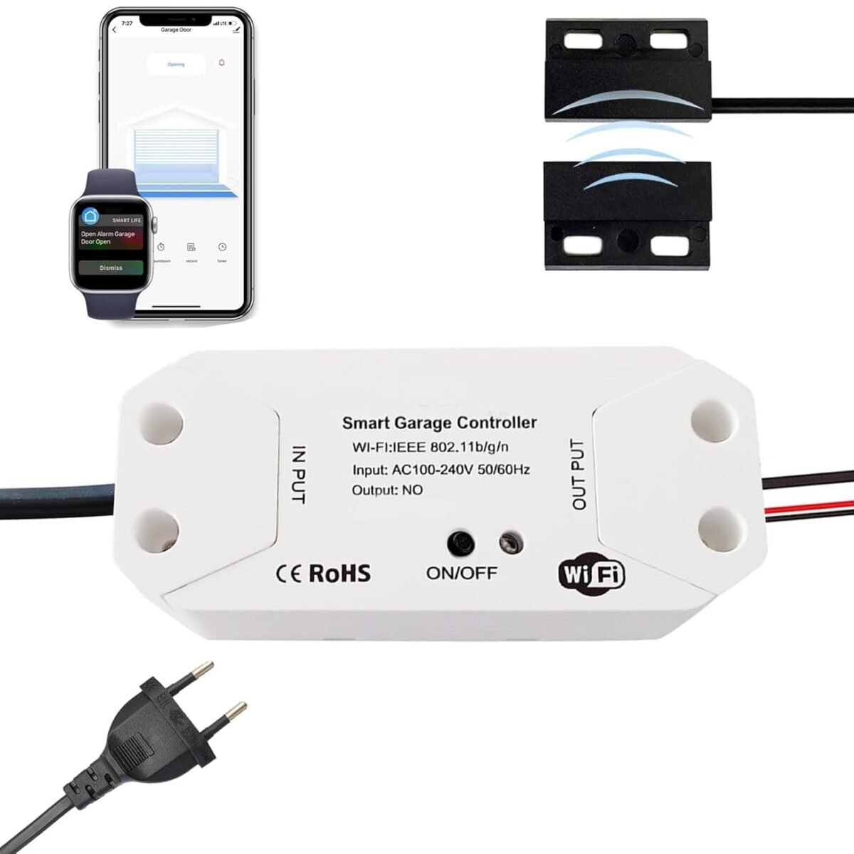 Wi-Fi remote garage door control panel, smart voice door opener compatible with Alexa  Model / SSD88 - Image 6