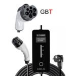 Oka Portable Electric Vehicle (EV) Charger GBT, Dustproof and Water Spray Resistant, 16Amp, 3.5Kw/ Model:TurboVolt
