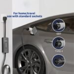 Oka Portable Electric Vehicle (EV) Charger TYPE2, Dustproof and Water Spray Resistant, 16Amp, 3.5Kw/ Model:TurboVolt - Image 5
