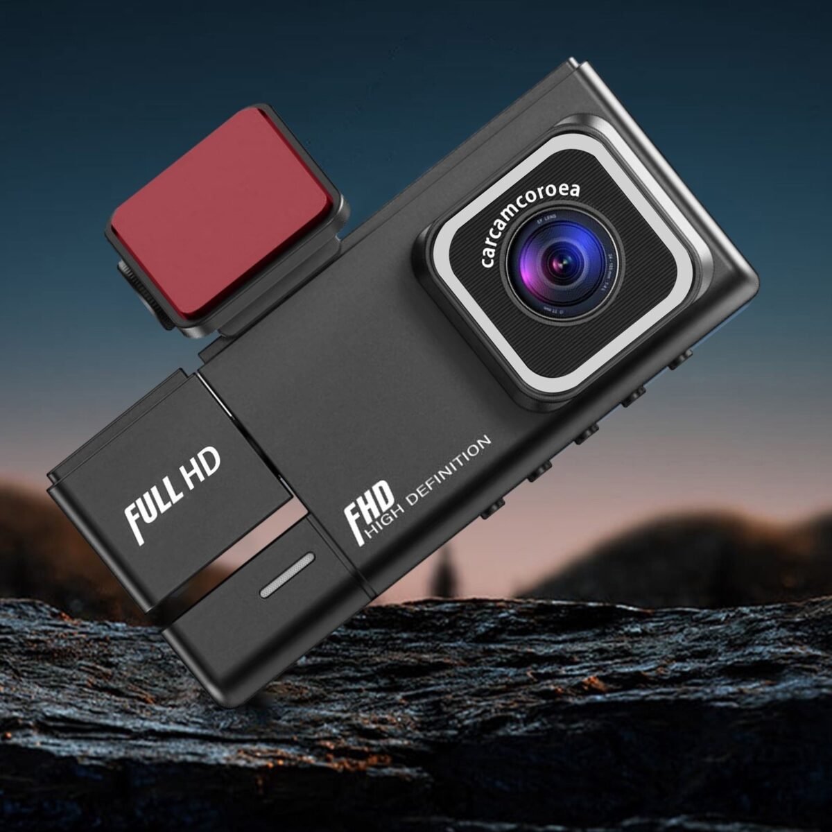 Dash Cam Front And Inside With 32G Card 1080P For Cars 170 Degrees Wide Angle2.0'' Screen Dashcam-Sensor Loop Recording WDR Night Vision / Model DC 77 - Image 2